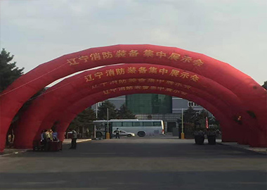 山东足球外围平台参加辽宁总队装备演示会。